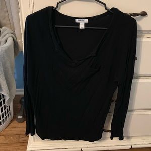 Old Navy Black V-Neck